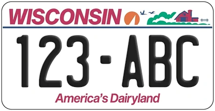 Design of Wisconsin License Plate